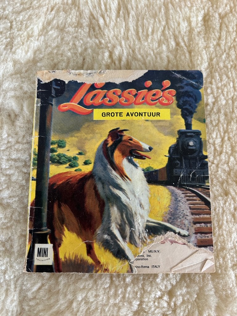 vintage mini boekje lassie, Boeken, Gelezen, 5 of 6 jaar, Fictie algemeen, Jongen of Meisje