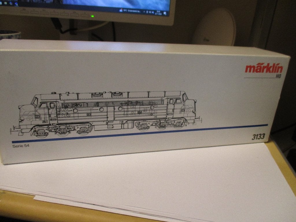 Marklin Dieselloc no 3133 van de SNCB serie 54, NVT, Wisselstroom, Locomotief, NVT