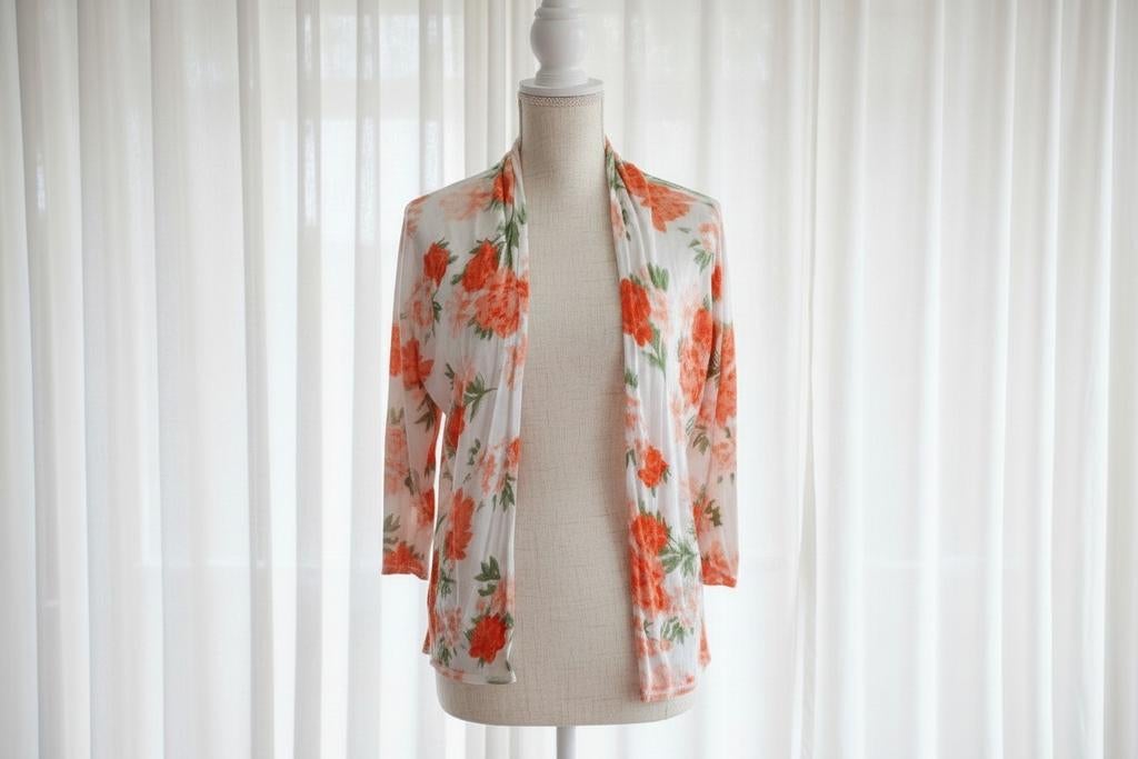 Luchtige Bloemen Kimono / Vest – H&M – Maat M – Zomerse Look, Ophalen of Verzenden, Zo goed als nieuw, Maat 38/40 (M)
