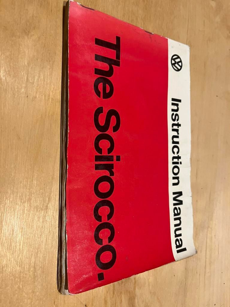VW Scirocco instructie boekje instruction manual 1974, Auto diversen, Handleidingen en Instructieboekjes, Ophalen of Verzenden