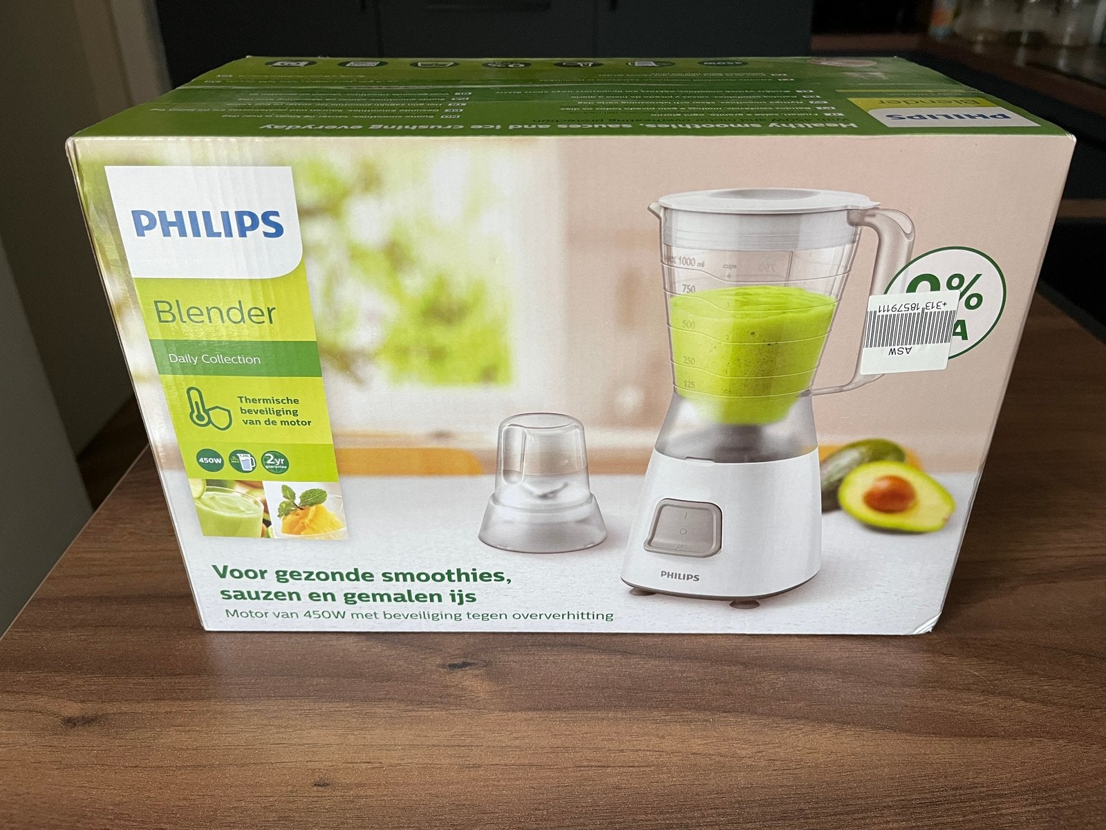 Philips blender NIEUW, Ophalen of Verzenden, Nieuw, Blender