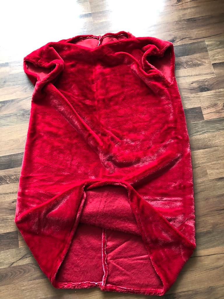 6x rood of rode overgooier - goed kwaliteit stof, Carnaval, Maat 46/48 (XL) of groter, Ophalen of Verzenden, Zo goed als nieuw