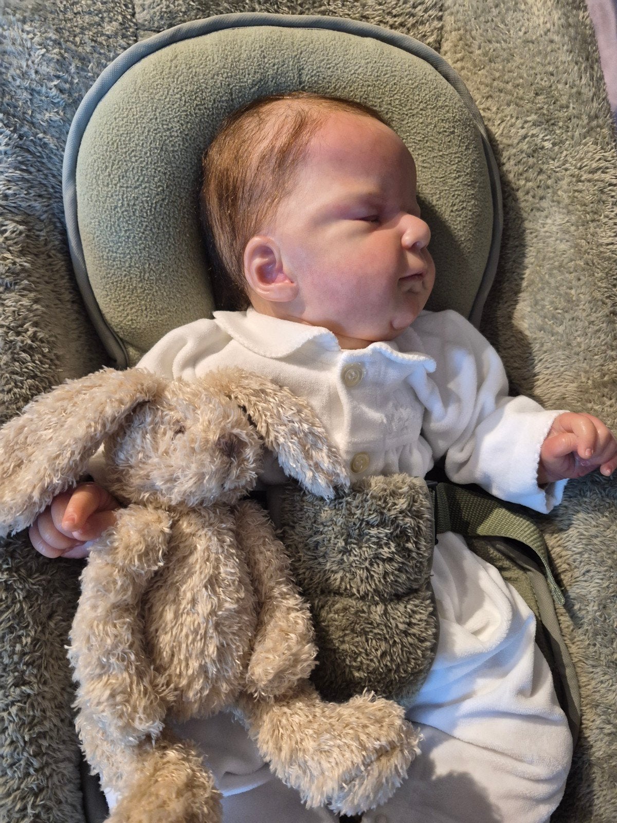 100% authentieke reborn baby Ellis by Olga Auer, Verzamelen, Poppen, Ophalen of Verzenden, Zo goed als nieuw, Pop, Levensecht of Reborn