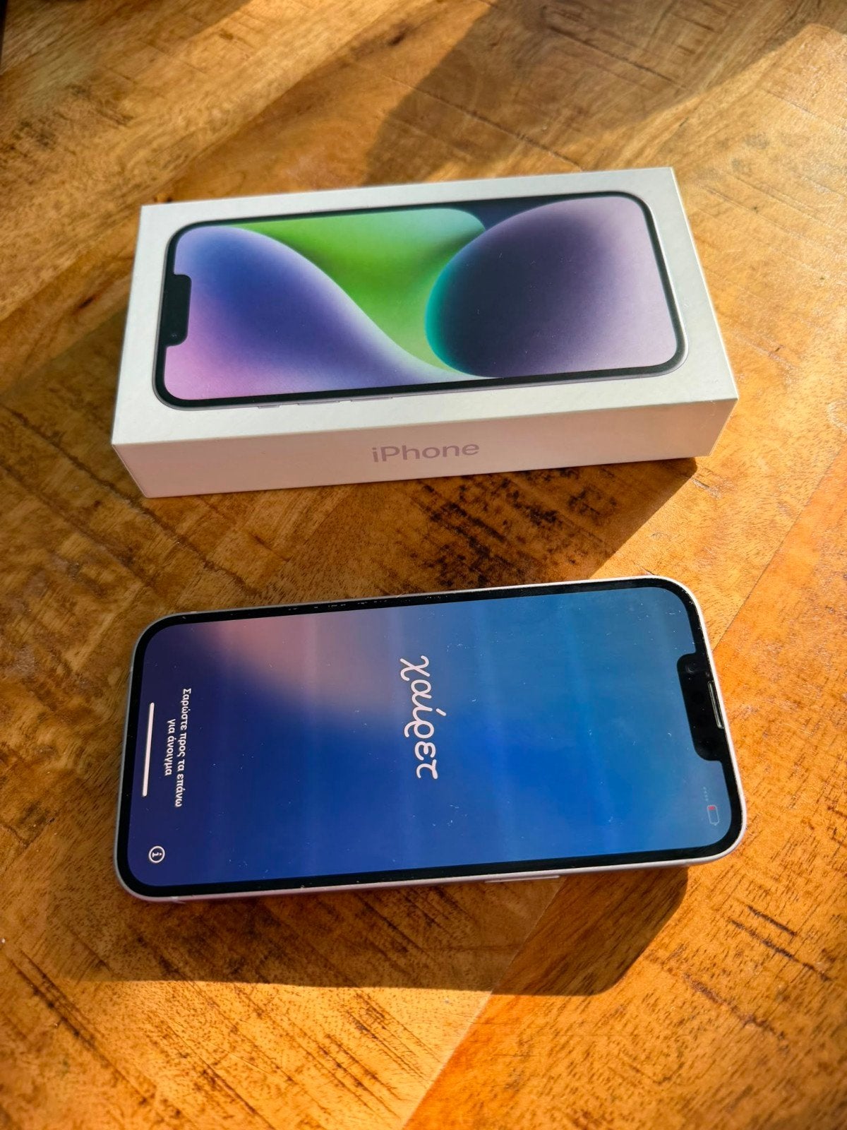 Apple iPhone 14 paars- Met originele doos en laadkabel, Ophalen, Zo goed als nieuw, Zonder simlock, Zonder abonnement