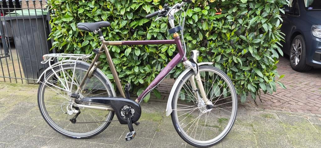 Herenfiets. Hybride of sportfiets. Framemaat 65 cm!, Ophalen, Gebruikt, Versnellingen, Batavus