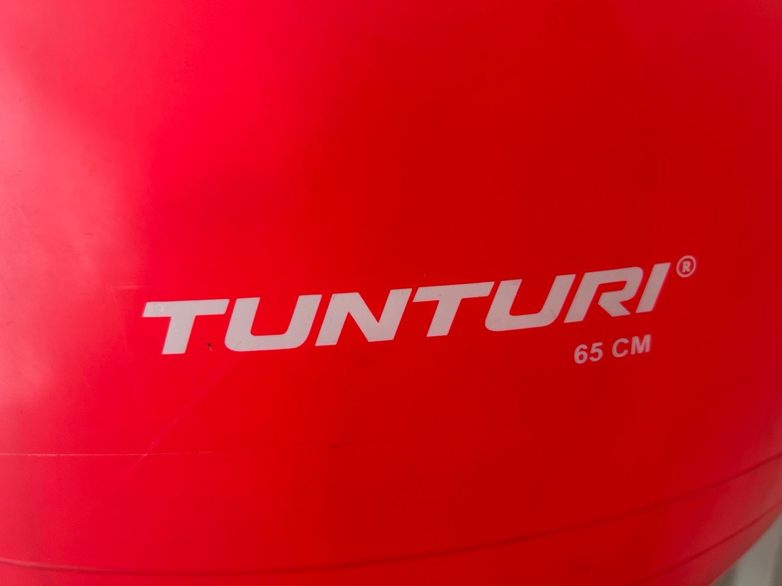 Tunturi Fitnessbal 65 cm - Rood, Ophalen, Gebruikt, Buik, Fitnessbal