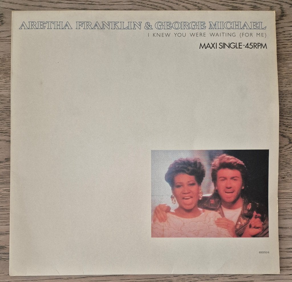 Aretha Franklin & George Michael–I Knew You Were Waiting 12", Ophalen of Verzenden