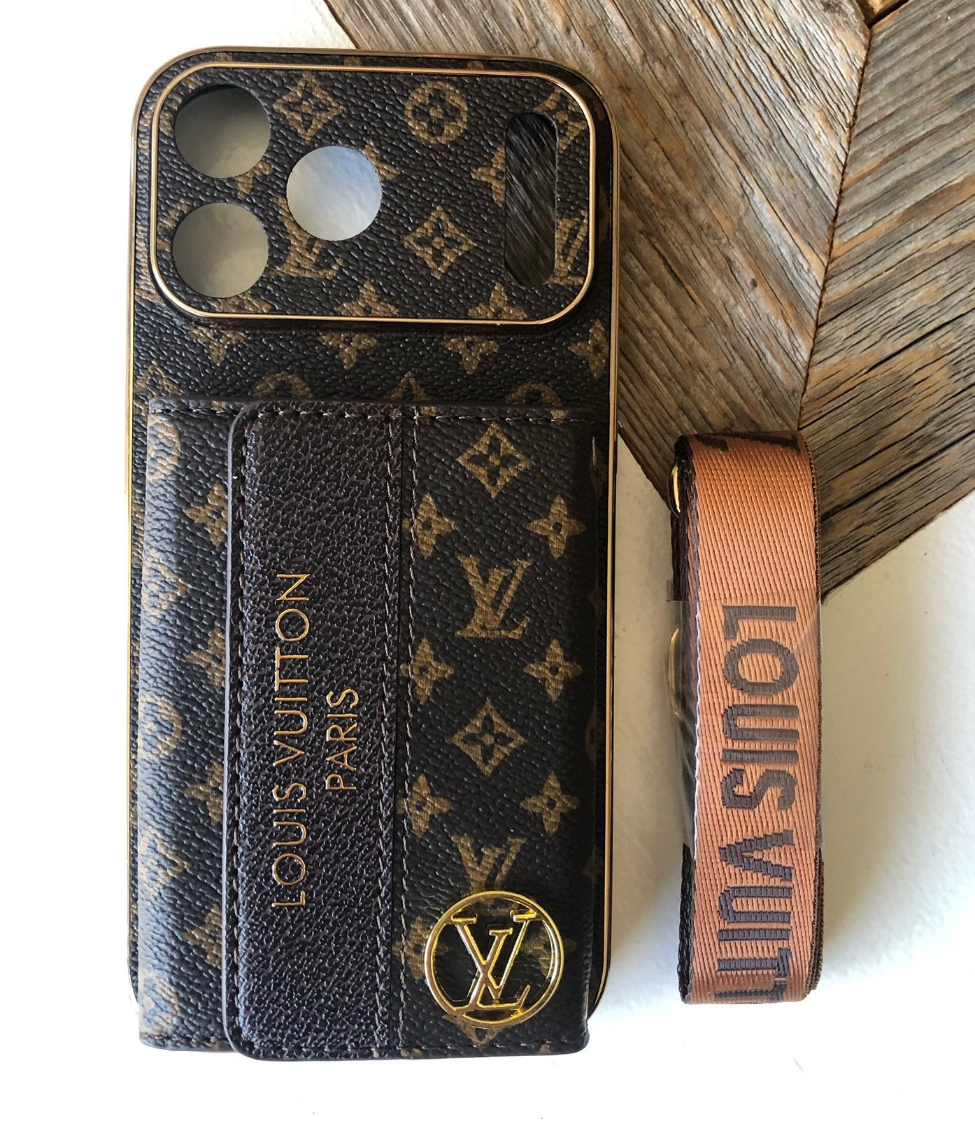 Iphone 17 promax hoesje - Nieuw, Pasjeshouder, IPhone 17, Frontje of Cover, Bruin