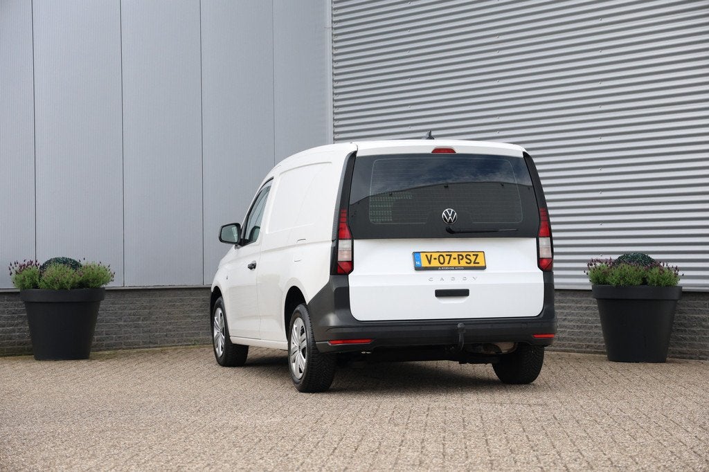 Volkswagen Caddy Cargo 1.5 TSI Automaat Benzine Trekh|Cruise, Auto's, Bestelauto's, 4 cilinders, Volkswagen, 116 pk, Wit