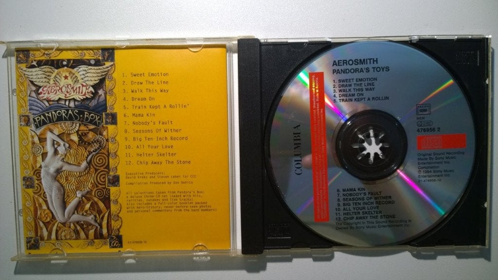 Aerosmith - Pandora's Toys, Ophalen of Verzenden, Zo goed als nieuw, Album