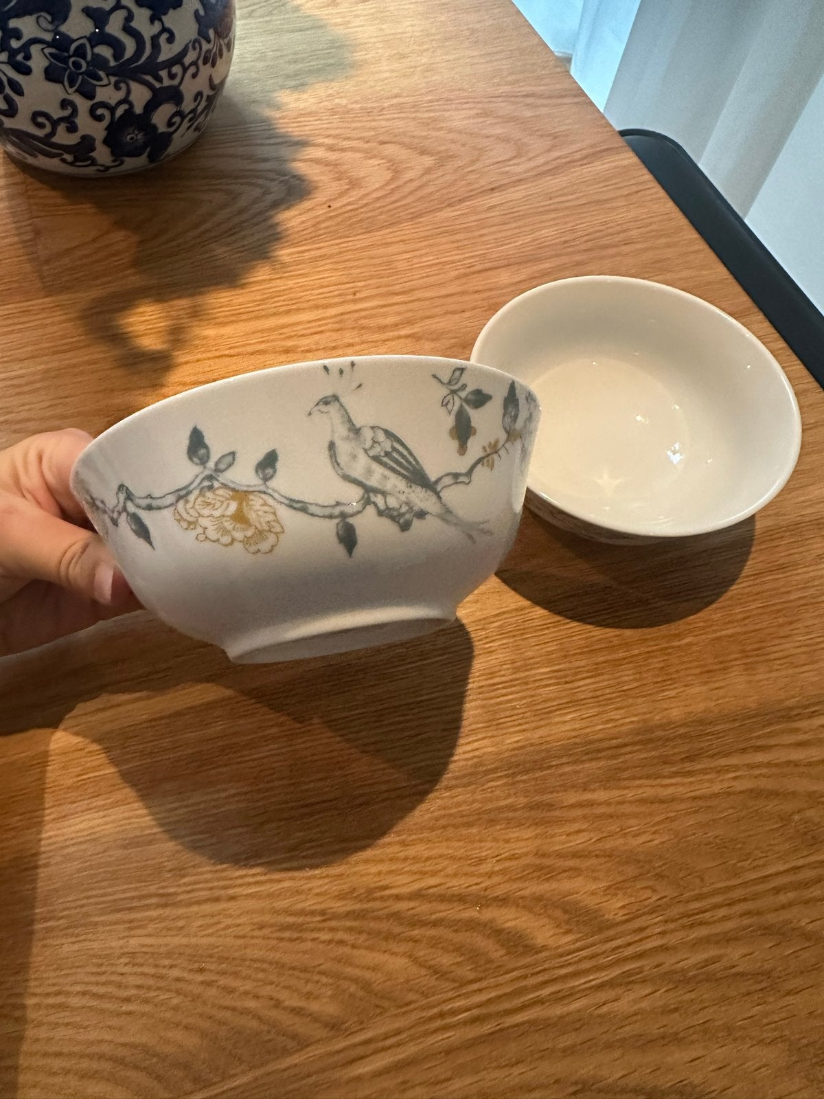 Set van 2 Villeroy & Boch Vivo kommetjes/schaaltjes vogelpri, Keramiek, Villeroy & Boch, Ophalen of Verzenden, Zo goed als nieuw
