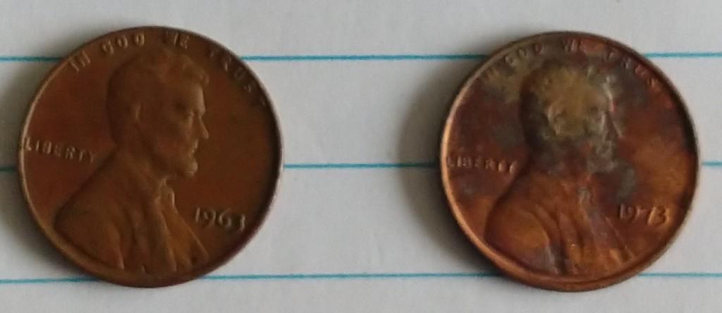 amerika munten uit 1963 en 1973, 1 cent munten, volgnr 27, Ophalen of Verzenden, Noord-Amerika, Losse munt