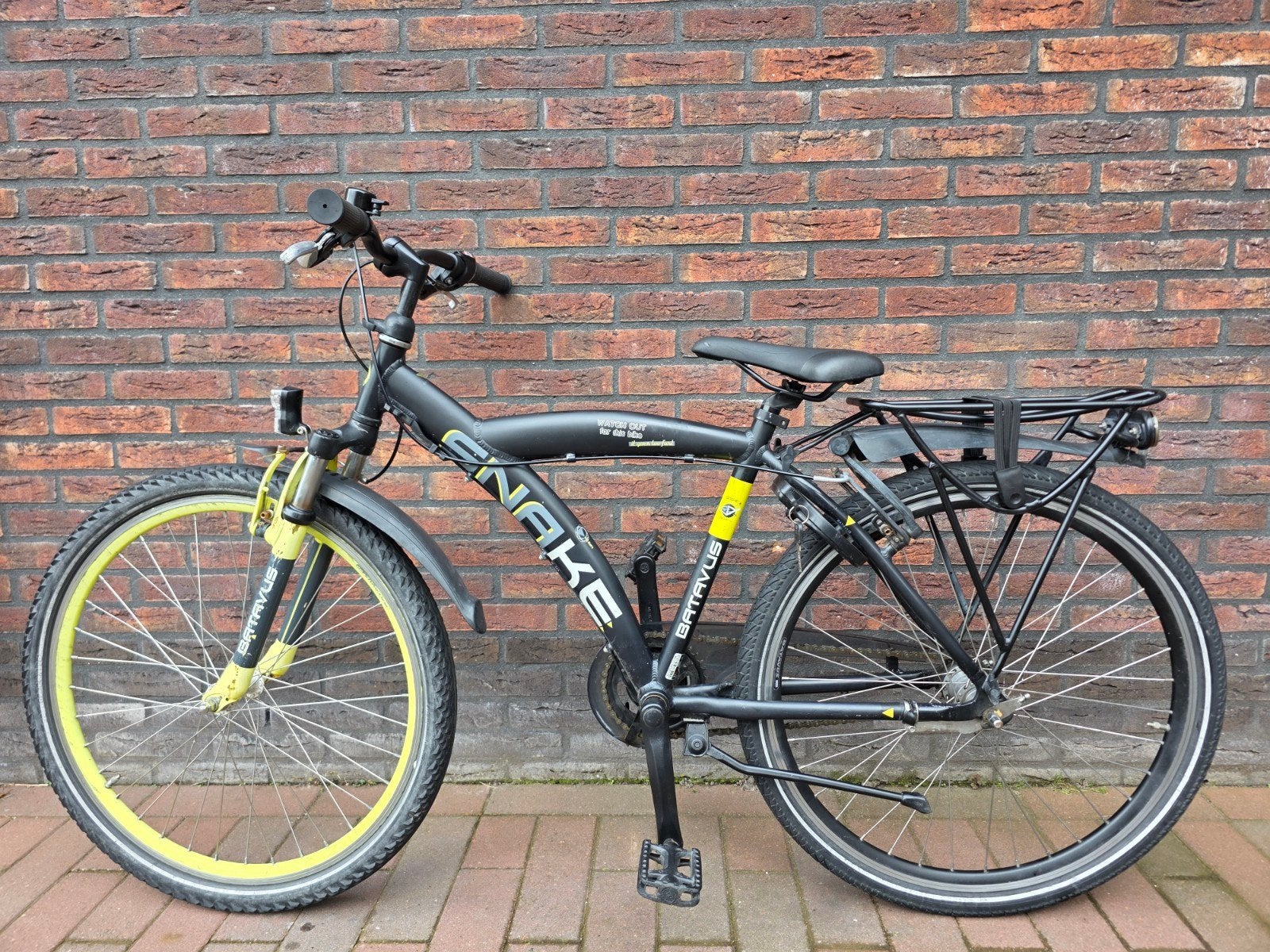 Batavus Snake 26inch zeer mooi!, Terugtraprem, Batavus, Zo goed als nieuw, Handrem
