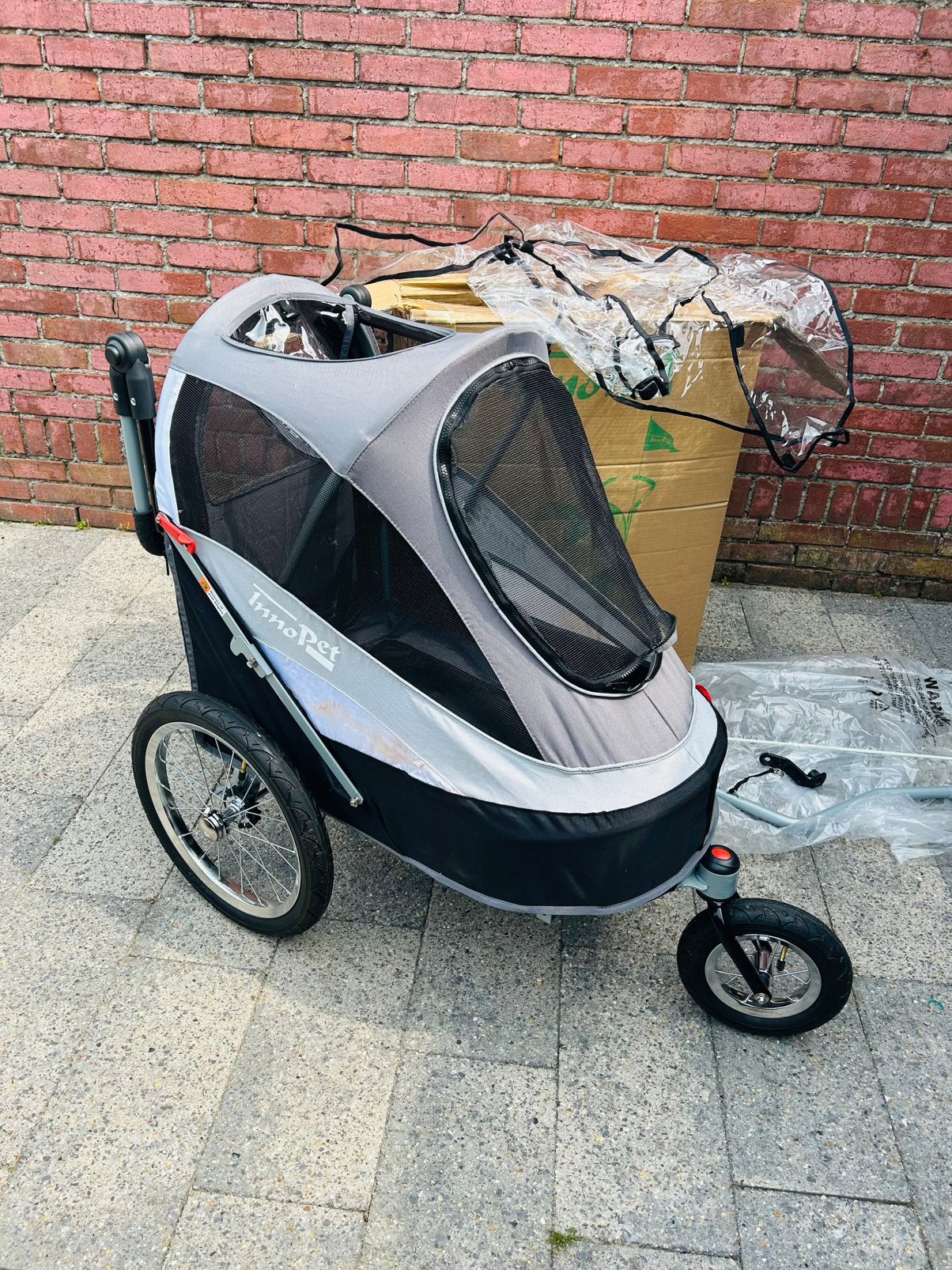 Innopet Hondenfietskar/hondenbuggy/Sporty dog Trailer Deluxe, Ophalen, Zo goed als nieuw