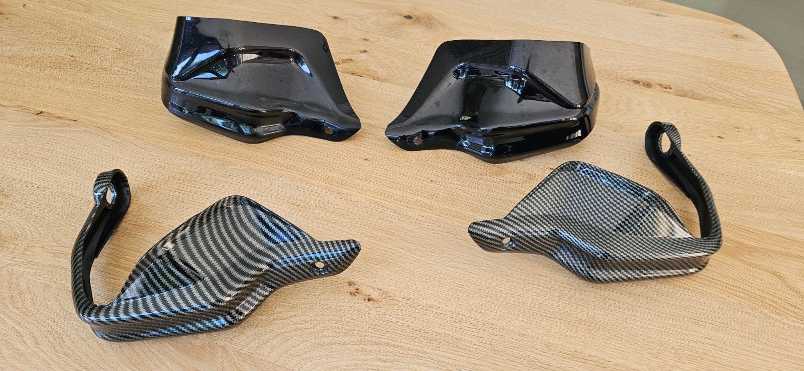 Carbon look handkappen voor BMW ar1250 GS Adventure, Ophalen, Zo goed als nieuw