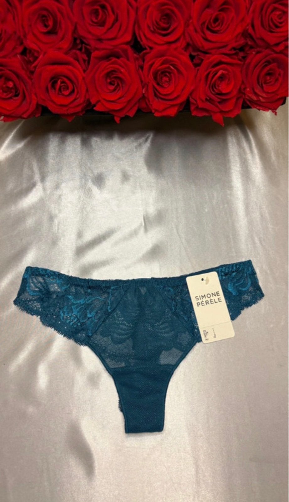 Simone Perele String XS-S, Verzenden, Groen, String