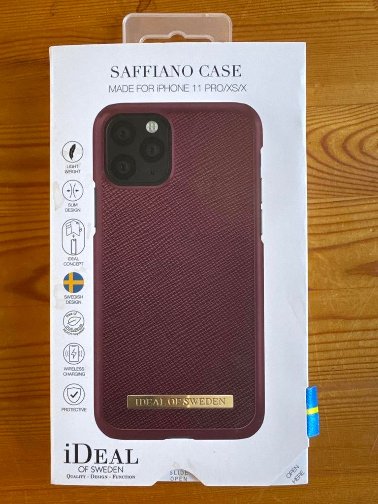 Case iPhone 11 Pro, wijnrood NIEUW Ideal of Sweden, Ophalen of Verzenden, Nieuw, IPhone 11 Pro, Hoesje of Tasje