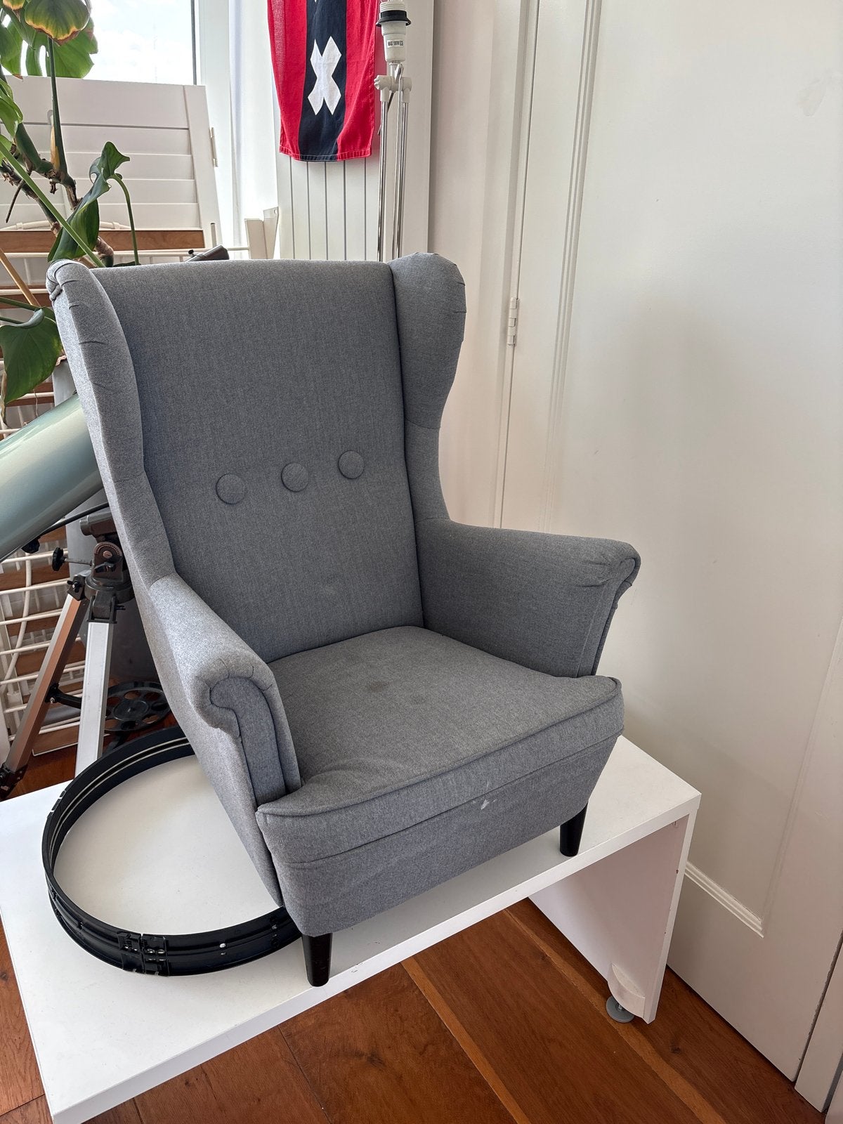 Kindefauteuil - ikea Strandmon, Gebruikt, 75 tot 100 cm, Ophalen of Verzenden, Stof