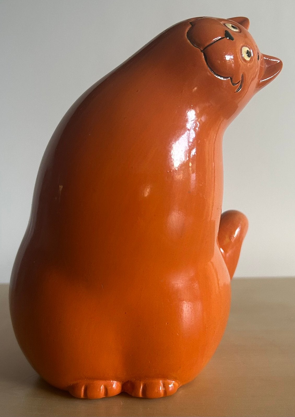 Jan Jans en de kinderen de rode kater spaarpot 2002, Ophalen of Verzenden, Zo goed als nieuw, Steen, Aardewerk of Keramiek, Dier
