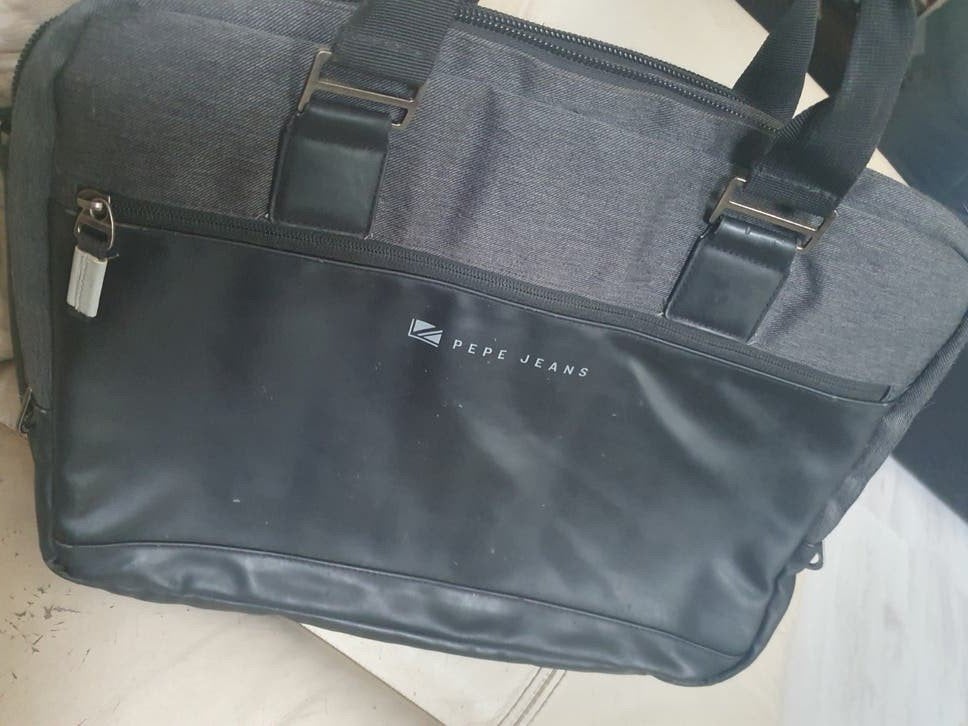 Pepe Jeans Jarvis Carteron Laptoptas Zwart, Sieraden, Tassen en Uiterlijk, Ophalen, 30 cm of meer, Gebruikt, Zwart
