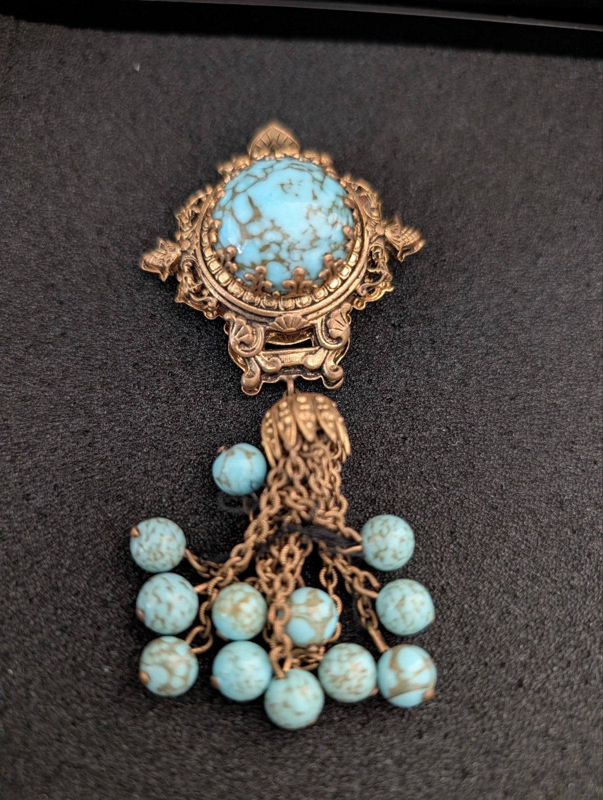 antieke broche, Ophalen of Verzenden, Gebruikt, Zilver, Overige materialen