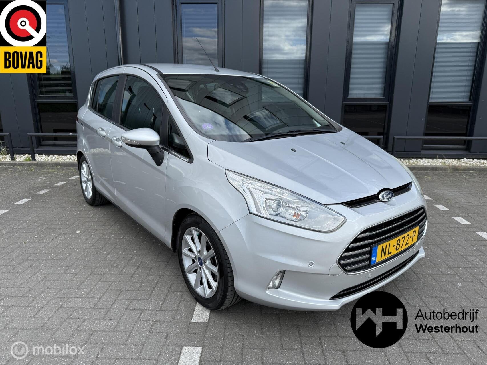 Ford B-Max 1.0 EcoBoost Titanium|NAVI|STOEL VERW|NWE APK, Auto's, Voorwielaandrijving, Gebruikt, Met garantie (alle), Origineel Nederlands