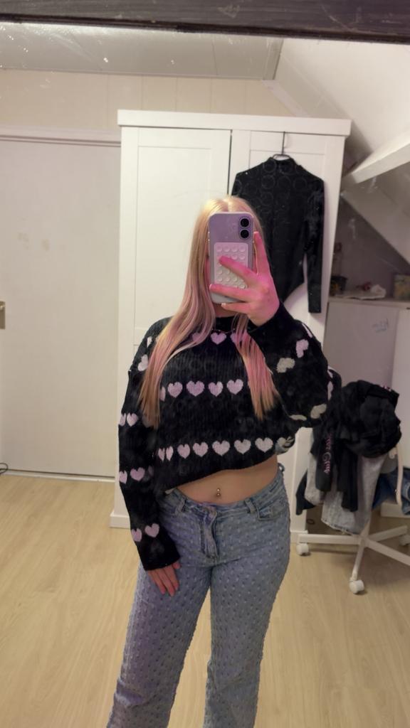 By clara hartjes trui, Kleding | Dames, Truien en Vesten, Ophalen of Verzenden, Zo goed als nieuw, Maat 38/40 (M), Zwart