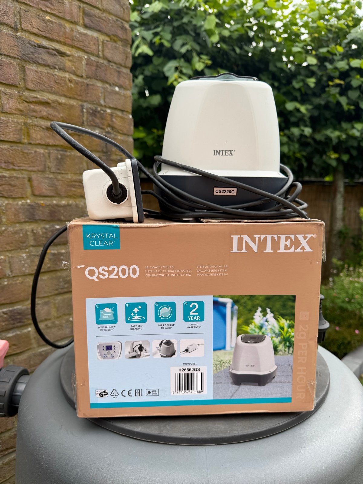 Intex Krystal Clear Zoutwatersysteem QS200 - Zo goed als nie, Ophalen, Zo goed als nieuw, Overige typen