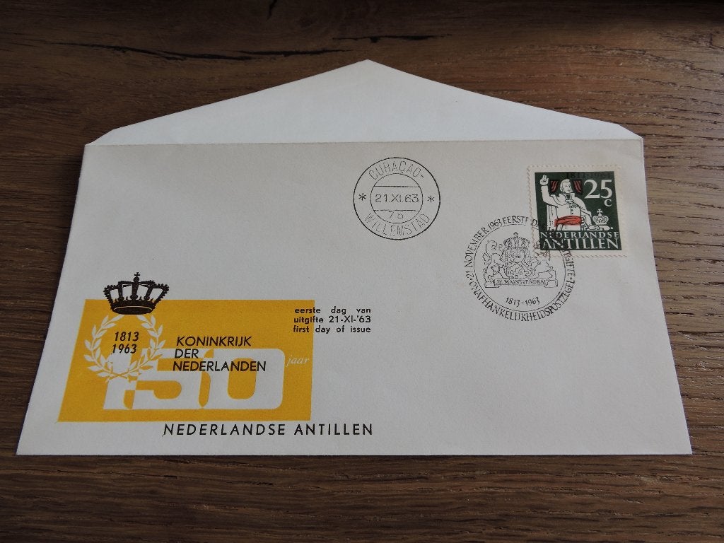 FDC NEDERLANDSE ANTILLEN E 28, Verzenden, Gestempeld