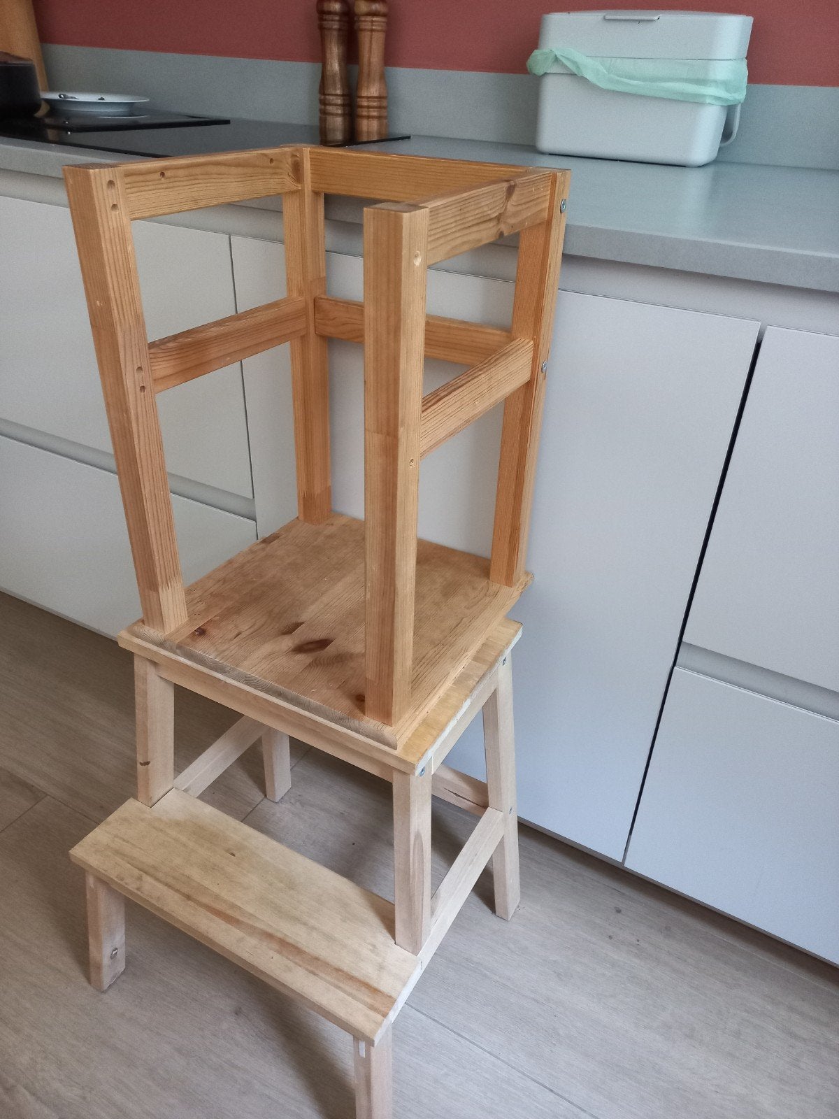 learning tower / leertoren / opstapje voor in de keuken, Ophalen, Gebruikt