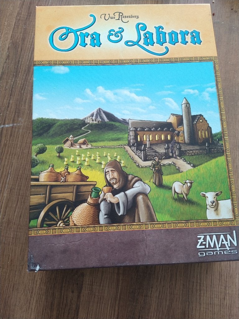 Ora et Labora - Strategisch bordspel van Uwe Rosenberg, Een of twee spelers, Ophalen of Verzenden, Gebruikt, Z-Man Games