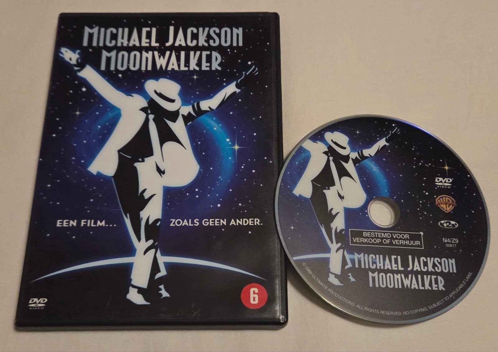 Michael Jackson Moonwalker Dvd Fantasy, Alle leeftijden, Ophalen of Verzenden, Zo goed als nieuw