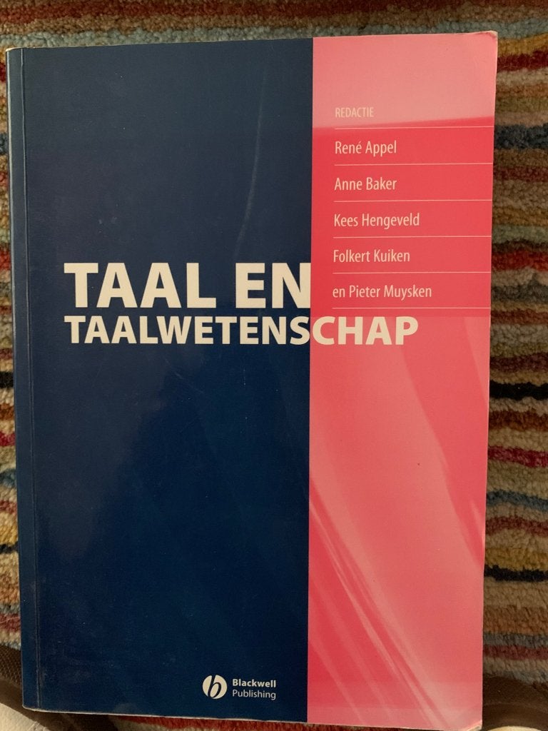 Taal en Taalwetenschap, Ophalen of Verzenden, Alpha, Gelezen, HBO