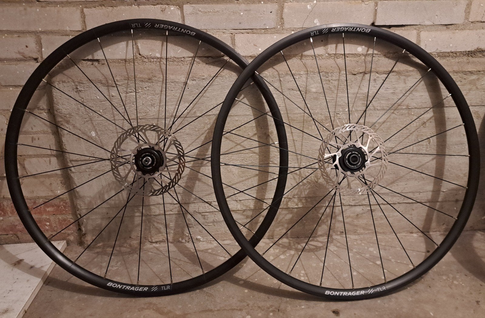 Bontrager TLR Wielset met schijfremmen, Fietsen en Brommers, Fietsonderdelen, Gebruikt, Bontrager, Aluminium, Racefiets