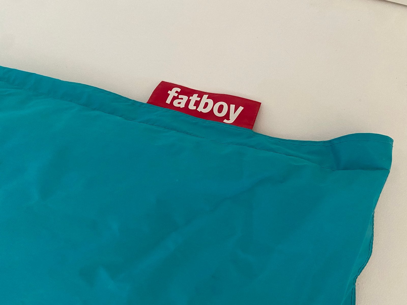 Fatboy zitzak in turquoise - Zo goed als nieuw, Ophalen of Verzenden, Zo goed als nieuw, Overige kleuren, Zitzak