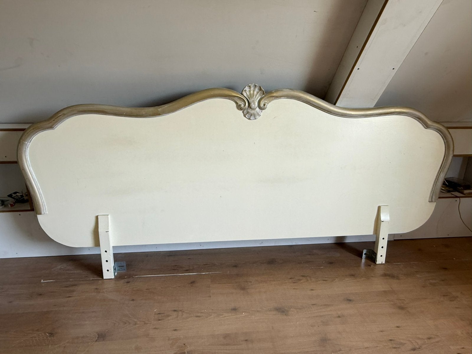 Hoofdbord achterwand 2 p. bed romantisch landelijk klassiek, Ophalen