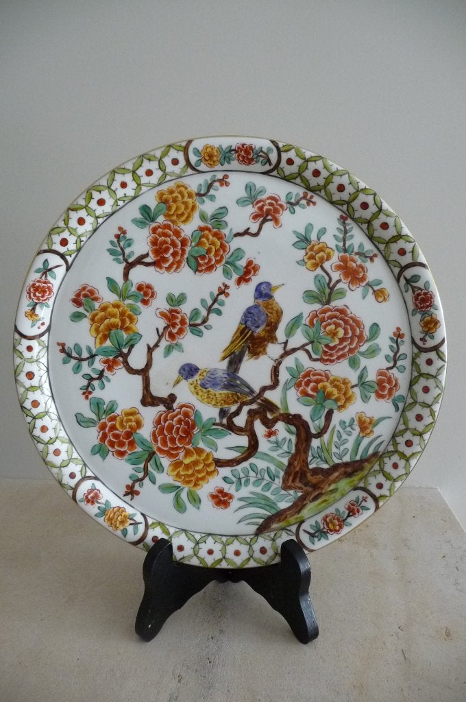 Bord met prachtige vogels (Exotic Birds), Ophalen of Verzenden