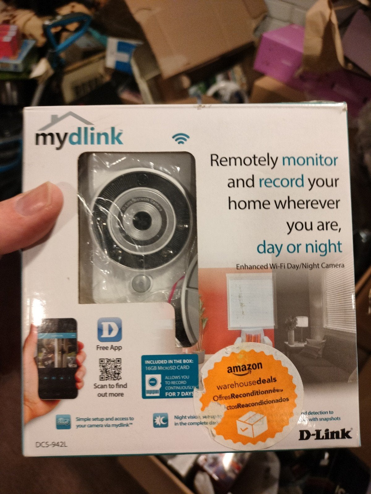 D-Link DCS-942L Cloud Camera – Wi-Fi Beveiligingscamera (Dag, Ophalen of Verzenden, Nieuw