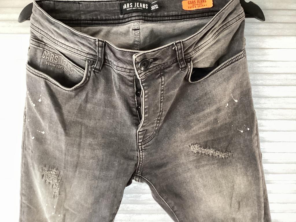 Heren Jeans - Cars Jeans Super Skinny W30/L32, Ophalen of Verzenden, Gedragen, Grijs, W32 (confectie 46) of kleiner