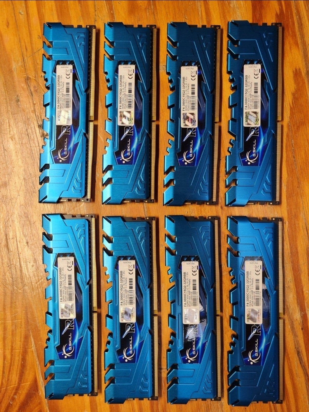 G.Skill Ripjaws 4 DDR4 RAM 32GB (8x4GB) 3000MHz, 32 GB, DDR4, Ophalen of Verzenden, Zo goed als nieuw