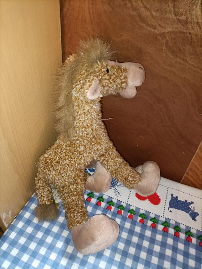Happy Horse giraffe / paard knuffel 34 cm groot uit 1999, Kinderen en Baby's, Speelgoed | Knuffels en Pluche, Ophalen of Verzenden