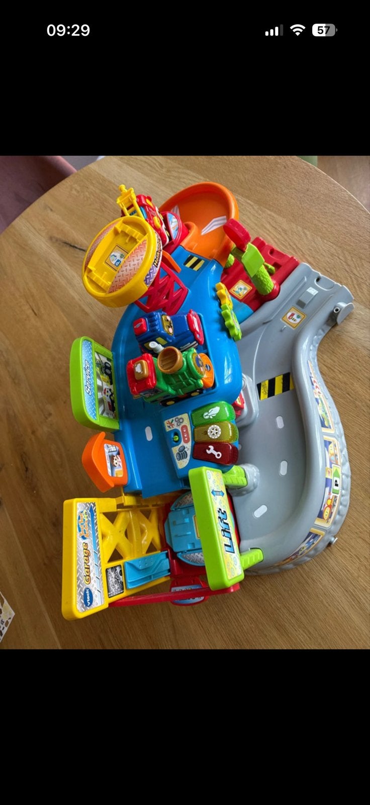VTech Toet Toet Auto's Garage met Bart Brandweer, Ophalen, Zo goed als nieuw