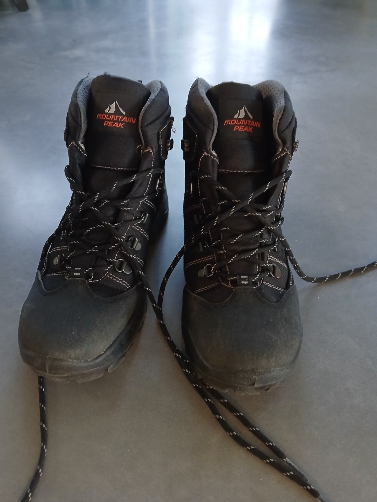 Wandelschoenen Mountain Peak maat 43 zgan incl doos, Zwart, Ophalen of Verzenden, Zo goed als nieuw, Mountain Peak