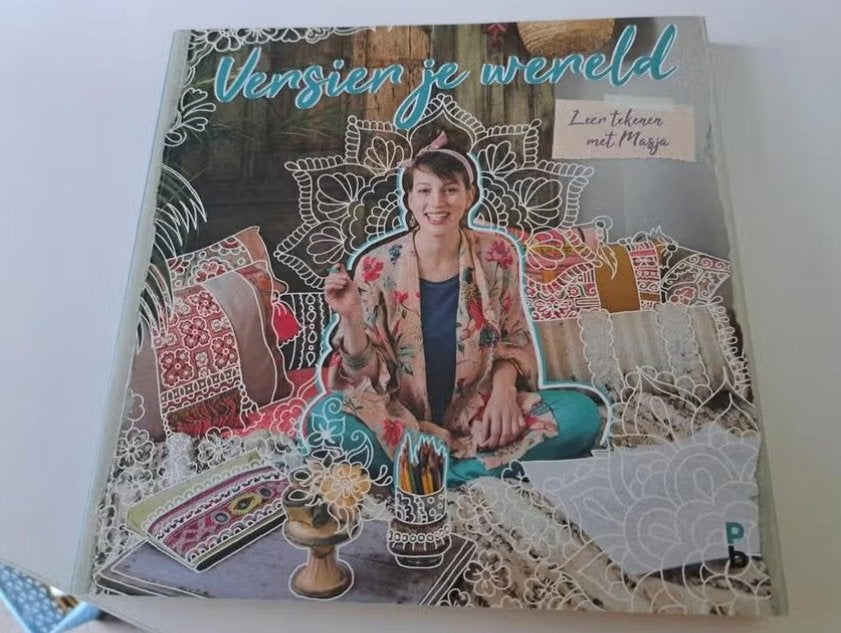 Masja van den Berg - Versier je wereld - Leer tekenen, Ophalen of Verzenden, Zo goed als nieuw, Tekenen en Schilderen