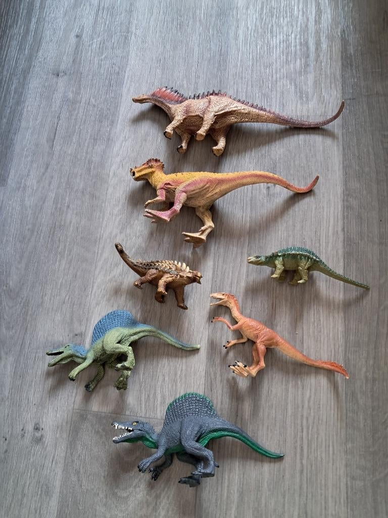 7 Schleich dinosaurussen - Diverse soorten, Ophalen of Verzenden, Zo goed als nieuw, Jongen of Meisje