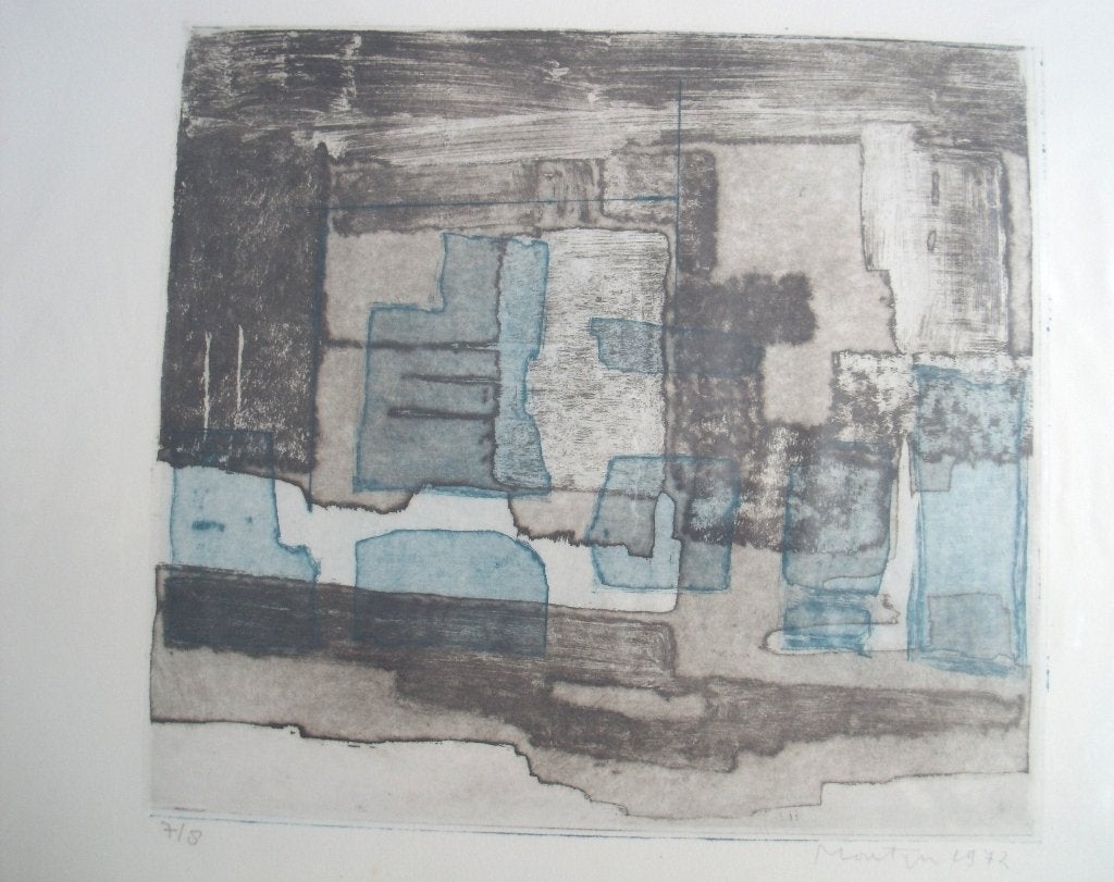Jan Montyn - (1924-2015) zonder titel - nr. 7/8 - 1972, Verzenden