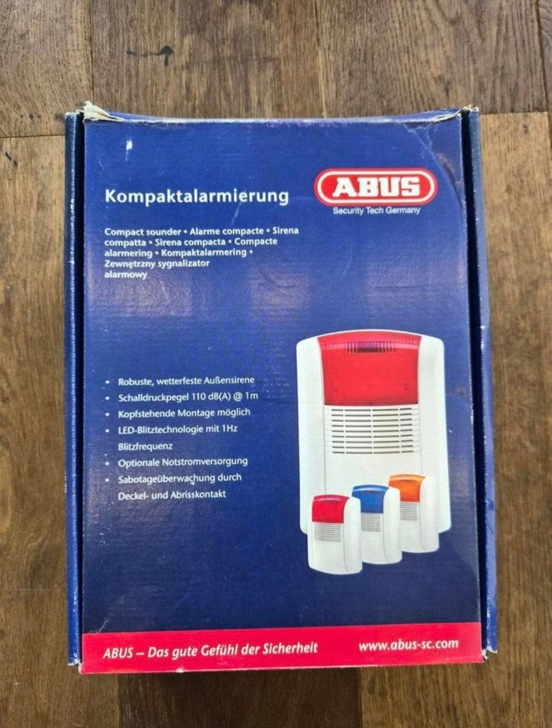 ABUS Compactalarm Buitensirene - Nieuw in doos, Ophalen of Verzenden, Nieuw