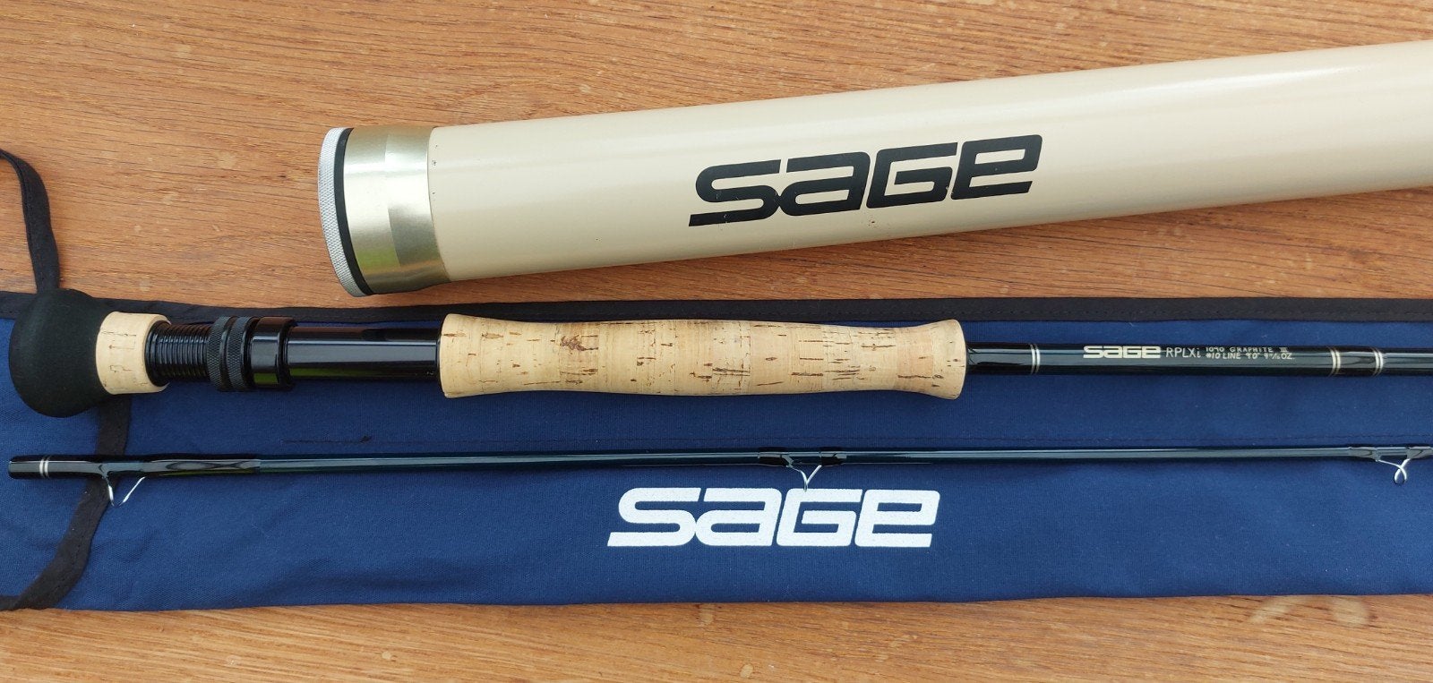 Sage rplxi vliegvishengel, Watersport en Boten, Hengelsport | Vliegvissen, Ophalen of Verzenden, Zo goed als nieuw, Werphengel