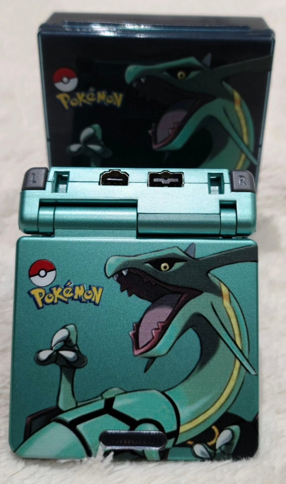 Nintendo Game Boy Advance SP Pokémon Rayquaza Editie, Ophalen of Verzenden, Zo goed als nieuw