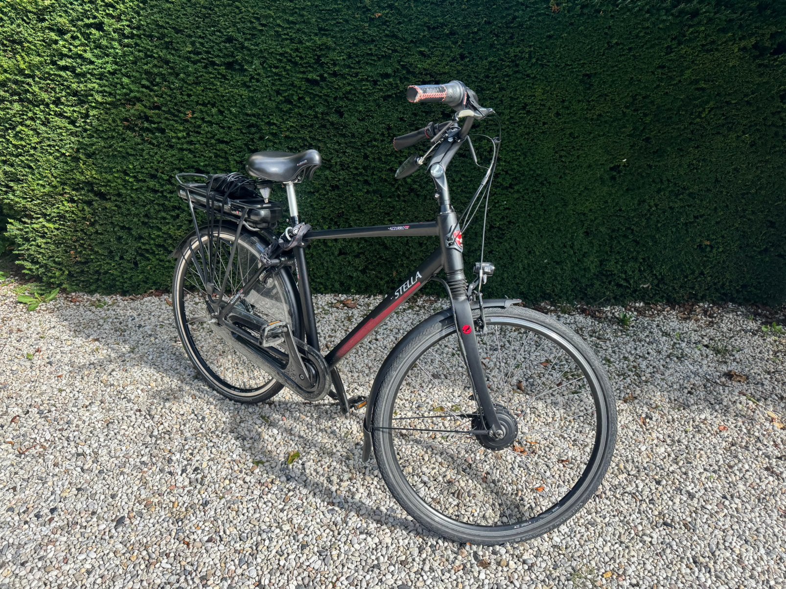 Stella Azzurro Nero elektrische herenfiets – 2750 km NIEUW, Overige merken, Ophalen of Verzenden, Zo goed als nieuw, 50 km per accu of meer